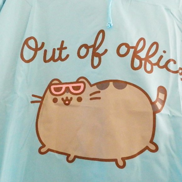 PUSHEEN CAT Out of the Office Hoodie Rain Jacket - Picture 3 of 3